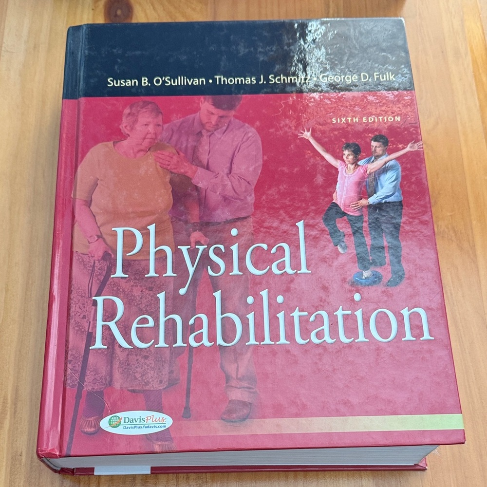 Physical Rehabilitation Book by - Red Cover